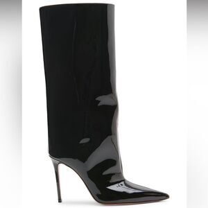 Amina Muaddi
Fiona Patent Leather Boots